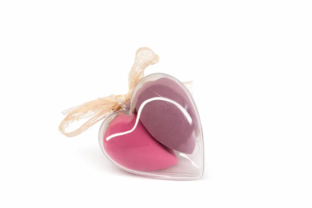 Duo esponjas corazón